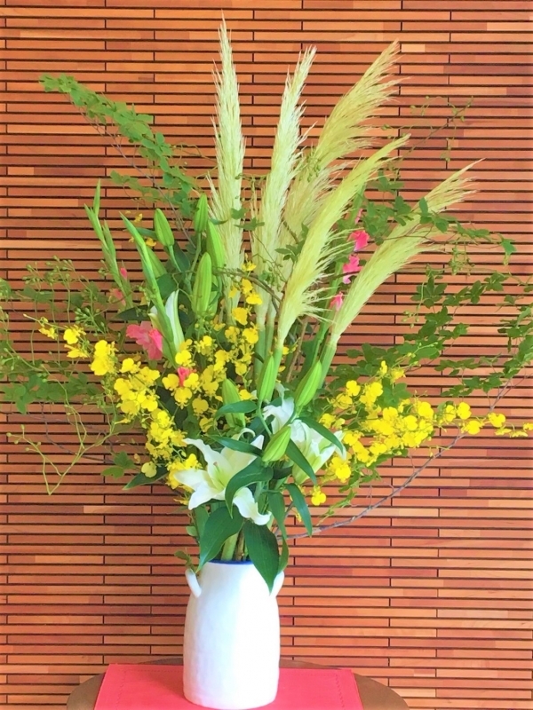 入り口の空きスペースに