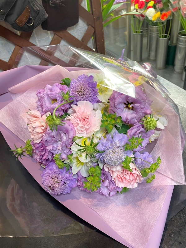 ラベンダーカラーで