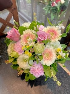 淡いピンクで爽やかに　