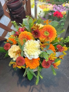 オレンジを基調に　