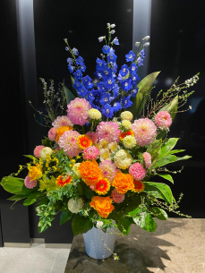 オレンジ・ピンク・ブルーで