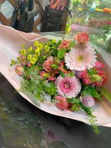 ナチュラル系でピンク