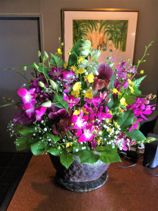 カウンタースペースを華やかに