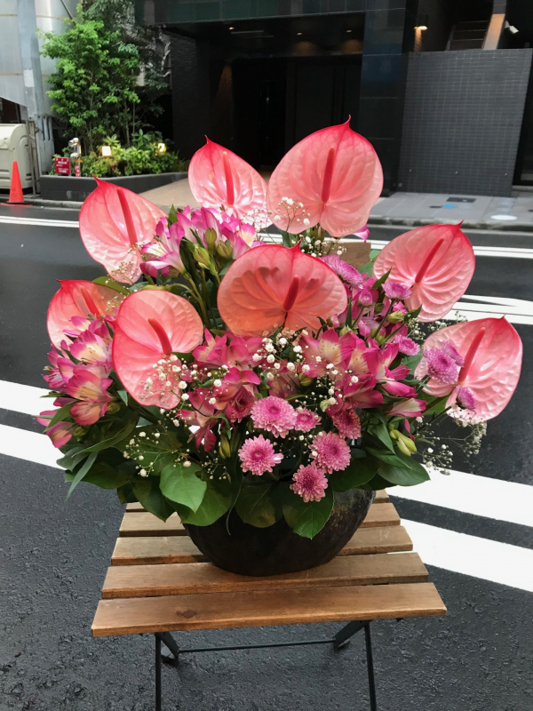 カウンタースペースを華やかに